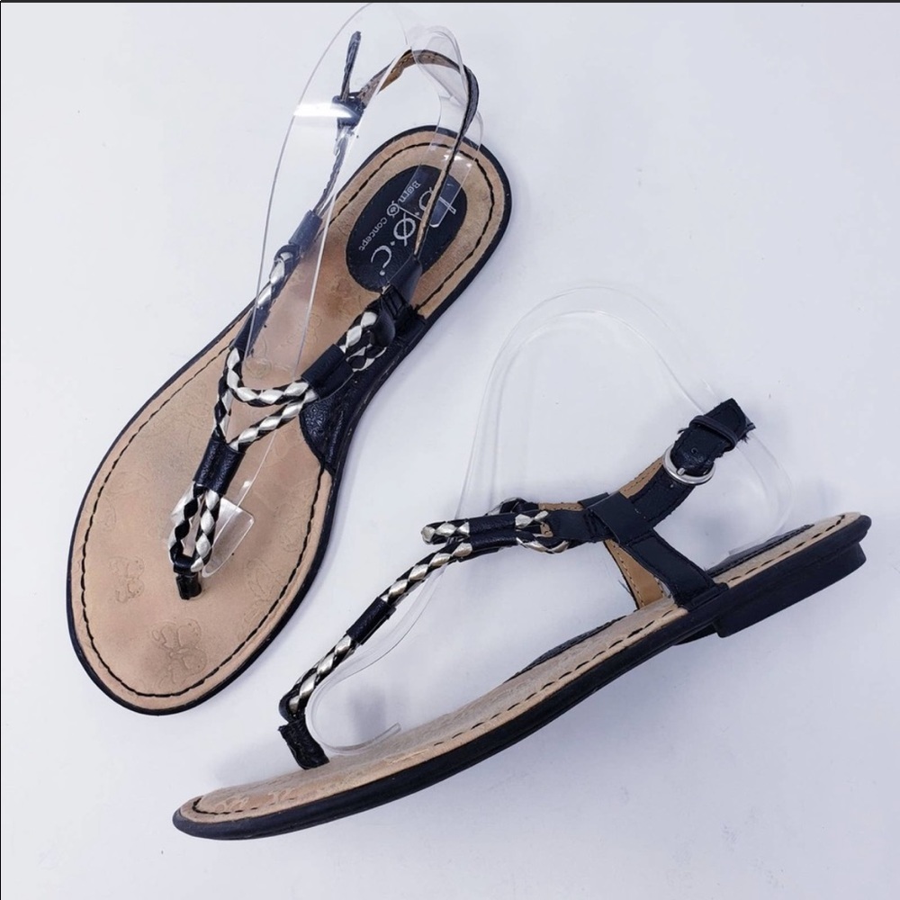 BOC Born Palti Sandal Black Gold Braid  8M